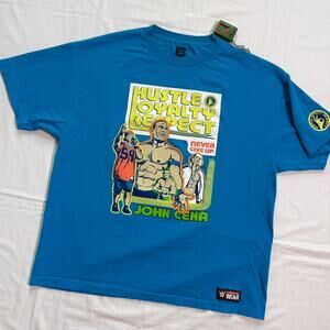 John Cena WWE Hustle Loyalty Respect Wrestling T-Shirt - XXL